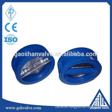 ductile iron sewage wafer check valve